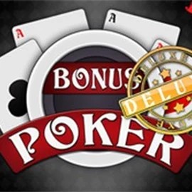 Bonus Poker Deluxe - 3 Hands online game logo by RTG (Reel Time Gaming) on vegaskaszino.com