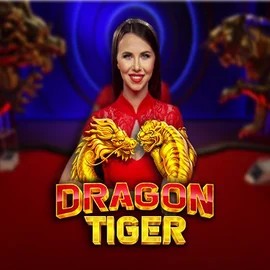 Dragon Tiger (Live) slot logo by Pragmatic Play at Vulkan Vegas Casino