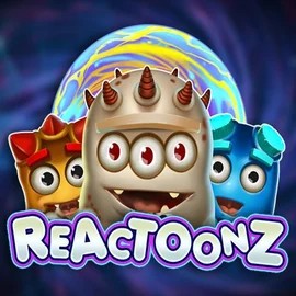 Reactoonz logo by Play’n GO at Vulkan Vegas Casino