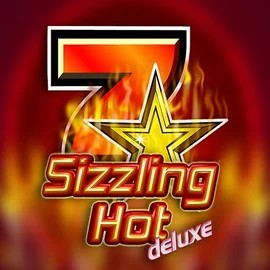 Sizzling Hot Deluxe logo by Novomatic at Vulkan Vegas Casino
