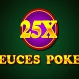 25x Deuces Poker slot icon by iSoftBet, available at Vulkan Vegas Casino