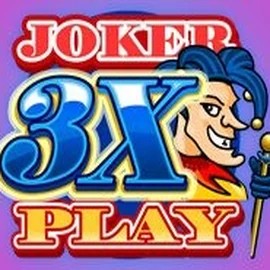 3x Joker Play online game logo by iSoftBet on vegaskaszino.com
