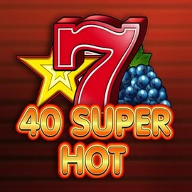 Slots logo of 40 Super Hot from Amusnet Interactive at Vulkan Vegas Casino