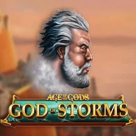 Age Of The Gods: God of Storms casino game by Playtech – featured logo at Vulkan Vegas Casino