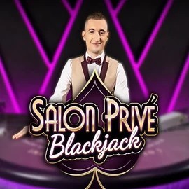 Blackjack Salon Privé casino game by Ezugi – featured logo at Vulkan Vegas Casino