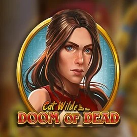 Slots logo of Cat Wilde and the Doom of Dead from Play’n GO at Vulkan Vegas Casino