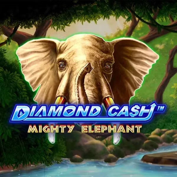 Diamond Cash Mighty Elephant slot icon by Greentube, available at Vulkan Vegas Casino