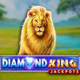Diamond King Jackpots logo – Jackpots by SpinPlay Games at Vulkan Vegas Casino