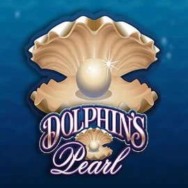 Dolphins Pearl online game logo by Novomatic on vegaskaszino.com