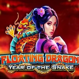 Floating Dragon Year of the Snake slot visual from Pragmatic Play available on vegaskaszino.com