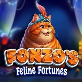 Fonzos Feline Fortunes slot logo by Pragmatic Play at Vulkan Vegas Casino