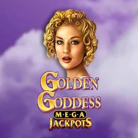 Golden Goddess Megajackpots online game logo by IGT on vegaskaszino.com