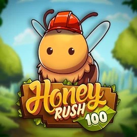 Honey Rush 100 game by Play’n GO – logo hosted on Vulkan Vegas Casino