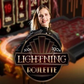 Lightning Roulette logo by Evolution Vulkan Vegas Casino