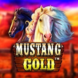 Mustang Gold logo by Pragmatic Play at Vulkan Vegas Casino