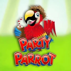 Party Parrot slot visual from Rival available on vegaskaszino.com