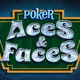 Poker logo of Poker Aces & Faces (Nucleus Pyramid Poker) from Nucleus Gaming at Vulkan Vegas Casino