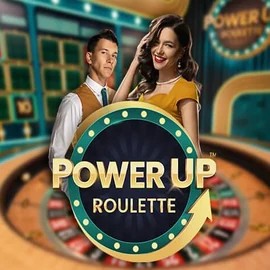 Live Casino logo of PowerUP Roulette from Pragmatic Play at Vulkan Vegas Casino
