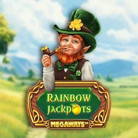 Rainbow Jackpots Megaways logo by Red Tiger Gaming Vulkan Vegas Casino