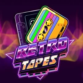 Retro Tapes slot icon by Push Gaming, available at Vulkan Vegas Casino