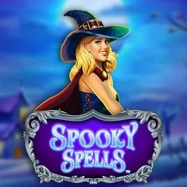 Official Slots logo: Spooky Spells by Novomatic at Vulkan Vegas Casino