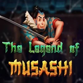 The Legend of Musashi slot logo by Peter & Sons at Vulkan Vegas Casino