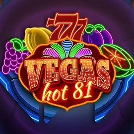 Vegas Hot 81 by Wazdan, showcased at vegaskaszino.com – game logo