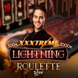 XXXtreme Lightning Roulette logo by Evolution at Vulkan Vegas Casino