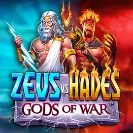 Slots logo of Zeus vs Hades: Gods of War from Pragmatic Play at Vulkan Vegas Casino